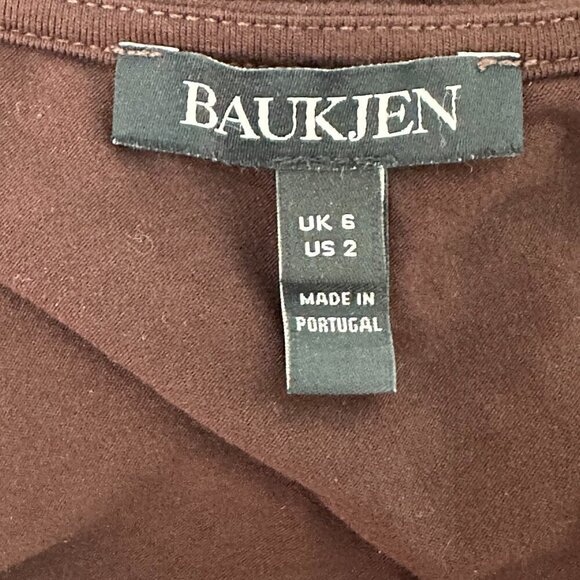 Baukjen Long Sleeve Tie Waist Jumpsuit Chocolate Brown - Picture 4 of 9